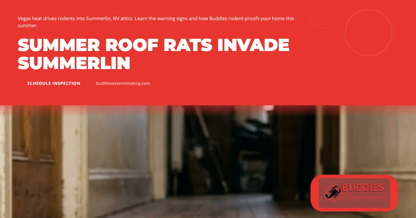 Roof Rats in Summerlin, NV Attics | Summer Guide